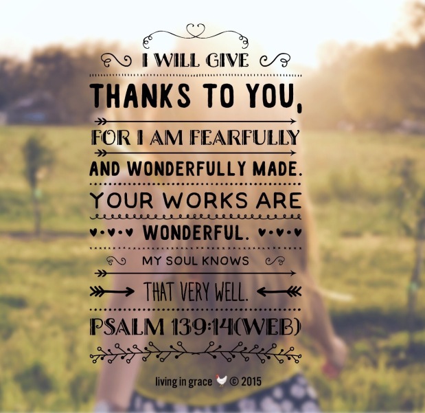 Fearfully & Wonderfully Made  – Psalm 139